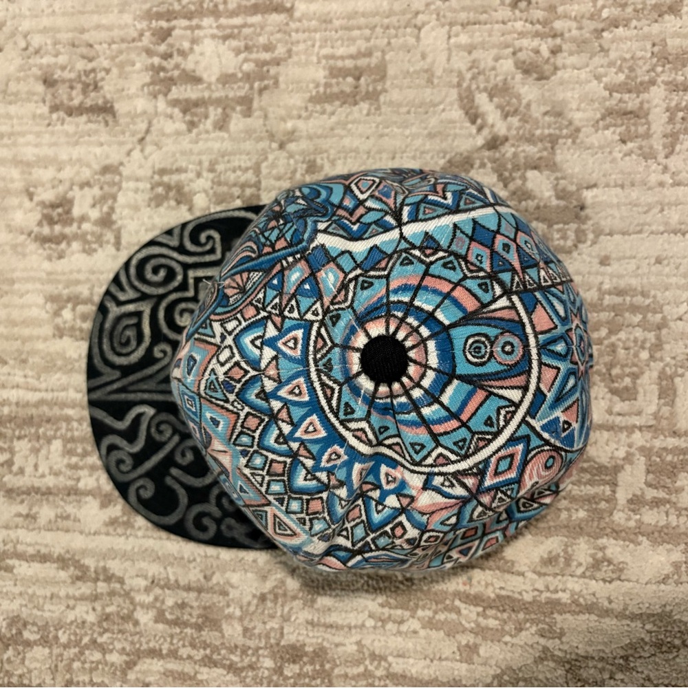 Blue & Pink Custom Designed Snapback Hat - image 7